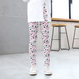 Girls' Pants Summer Thin Children's Elastic Leggings Baby Milk Screen Printed Floral Long Pants Slim Fit Ages 3-11Y