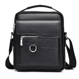Luxury Brand Vintage Messenger Bag Men Leather Shoulder Bags For Men Crossbody Bag Male Side Bag Small Office Business Handbag