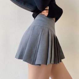 Gidyq Summer Women Pleated Skirts Vintage High Waist Female Sexy Mini Skirts Korean Casual All Match Streetwear Slit Skirt New