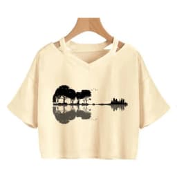 2000s Y2k Print Women Tee Shirt Harajuku Gothic Cropped Mange Tshirt Funny Graphic T-shirt Korean Style Casual Crop Tops Female