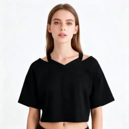2000s Y2k Print Women Tee Shirt Harajuku Gothic Cropped Mange Tshirt Funny Graphic T-shirt Korean Style Casual Crop Tops Female
