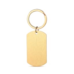 5Pcs ID Dog Tag Stainless Steel Keychain Military Army Keyring For Men Womens Punk Metal Smooth Army Tag Key Chain Gift