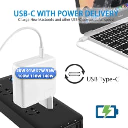 30W PD USB-C Power MagSaf* 3 Adapter Laptop Notebook Fast Charger For Apple Macbook 12'' Air 13'' M1 M2 A1882 A1534 A2337 A2681