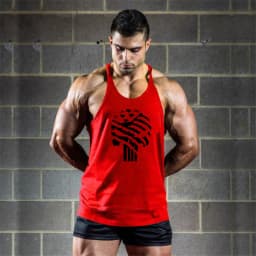 Brand Bodybuilding Clothing Fitness Mens Muscle Vest Summer Letters Print Sleeveless Shirt Gyms Stringer Tank Top Men Tank Top