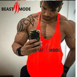 Brand Bodybuilding Clothing Fitness Mens Muscle Vest Summer Letters Print Sleeveless Shirt Gyms Stringer Tank Top Men Tank Top