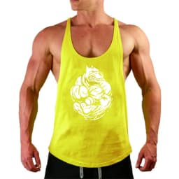 Brand Bodybuilding Clothing Fitness Mens Muscle Vest Summer Letters Print Sleeveless Shirt Gyms Stringer Tank Top Men Tank Top