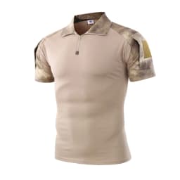 Camo Tactical Shirt Short Sleeve Quick Dry Combat T-Shirt Men's Camouflage Military Army T Shirt Outdoor Hunting Hiking Shirts