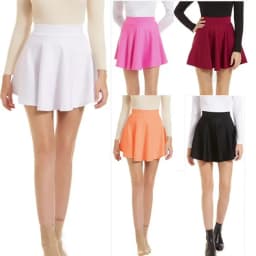 Summer Women's Style Sexy Pleated Skirt Mini Skirt Women's Fashion A-Line Vintage High-Waisted Skirt