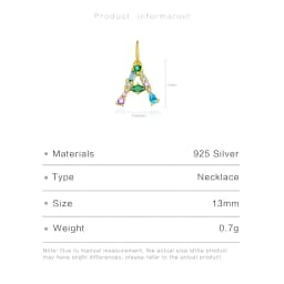 VEWANT Women 100% 925 Sterling Silver Letter Pendant Long Chain Necklace Luxury 2024 Fine Fashion Wedding Party Jewelry