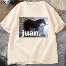Juan Silly Horse on Balcony Dank Meme Graphic T Shirts Funny Man O Neck Casual Short Sleeve Tee Shirt Summer Tops Oversized