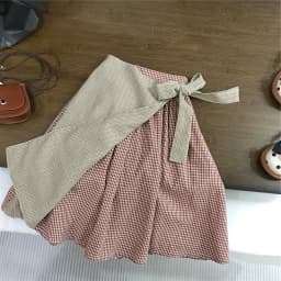 Children Clothing Girls Skirt Korean Style 2025 Spring and Summer New Patchwork Skirt Baby Plaid Princess Sweet Casual Skirt