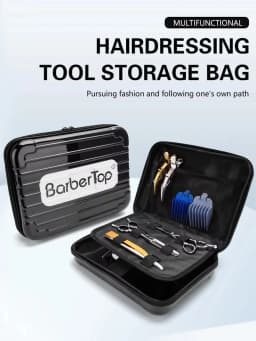 BARBERTOP Tools Storage Bag Waterproof Hair Clipper Bag Hair Cutting Scissors Shaving Kits Haircut Accessories Organizer Box
