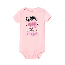 When I Talk You Mess Up The Gift Print Baby Rompers Infant Bosysuit Baby Cute Cloths Newbron Short Sleeve Bodysuits Toddler Gift