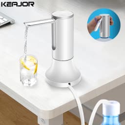 Electric Water Gallon Pump Foldable Automatic Water Dispenser 19 Liters Bottle Rechargeable Desktop Smart Drinking Water Pump