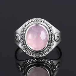 S925 Silver Ring Big Oval 8*10MM Natural Moonstone Turquoise Lapis Tiger Eye Rings for Women Gifts Fine Jewelry
