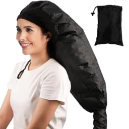 1pcs Hair Perm Portable Soft Hair Drying Cap Bonnet Hood Hat Blow Dryer Attachment Dry Hair Cream Cap Bonnets Wholesale