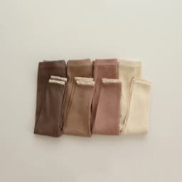 Baby Girl's Skinny Elastic Tights Autumn Infant Solid Color Ruffle Trousers Toddler Basic Outwear Pants For 3M-3Y