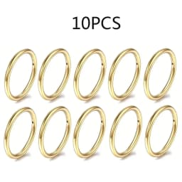 5/10Pcs 16G Stainless Steel Hinged Nose Rings Hoop Septum Clicker Tragus Helix Cartilage Daith Rook Earring Piercing Jewelry