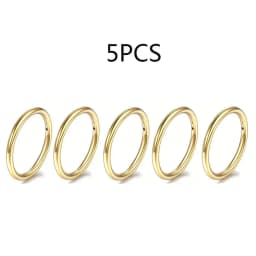 5/10Pcs 16G Stainless Steel Hinged Nose Rings Hoop Septum Clicker Tragus Helix Cartilage Daith Rook Earring Piercing Jewelry