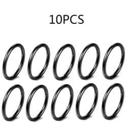 5/10Pcs 16G Stainless Steel Hinged Nose Rings Hoop Septum Clicker Tragus Helix Cartilage Daith Rook Earring Piercing Jewelry