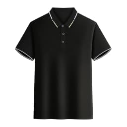 Men's summer casual fashion polo shirt short sleeve men's short sleeve color lapel top T-shirt short sleeve lapel fashion