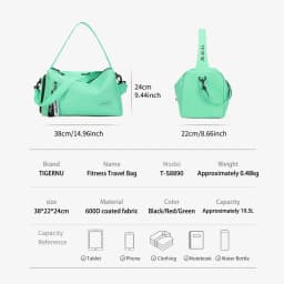 Tigernu Women Bags Travel Bags For Women Handbag Lightweight Sport Bags Female Duffle Bag Girls Crossbody Bag Men Shoulder Bag