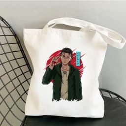 Attack on Titan Shopping Bag Graphic Shoulder Bags Students Girls Anime Printed Casual Totes Female Large Capacity Handbags