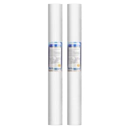 2 Pcs 20 INCH 1 MICRON PPF/SEDIMENT WATER FILTER CARTRIDGE Water Purifier Front Filter Cartridge Aquarium FOR REVERSE OSMOSIS