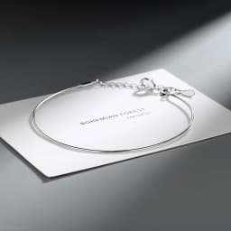 S925 Sterling Silver Electroplated 18k Gold Rose Gold Bracelet (19cm+5cm) Wedding Luxury Jewelry