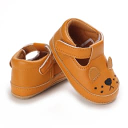 Spring and Autumn Baby Boys and Girls Cute Animal Print Casual Sports Shoes with Rubber Sole Lightweight Walking Shoes