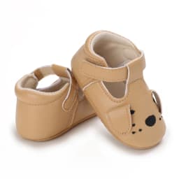 Spring and Autumn Baby Boys and Girls Cute Animal Print Casual Sports Shoes with Rubber Sole Lightweight Walking Shoes