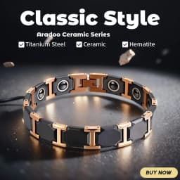 Ceramic Titanium Steel Bracelets Classic Simple Design Ceramic Adjustable Link Bracelet