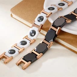 Ceramic Titanium Steel Bracelets Classic Simple Design Ceramic Adjustable Link Bracelet