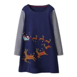 Jumping Meters Children's Unicorn Dresses Girls Cotton Autumn Spring Kids Frocks 18m-6T Toddler Clothes Dress