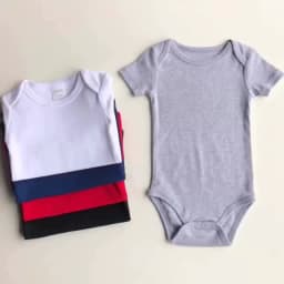 2/6 Pcs/lot Muslin Blank Baby Rompers Pants Set Plain Colors Summer Short Sleeve Bodysuit Kids Clothing Set Boys Clothes