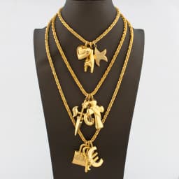 Dubai Copper Hip Hop Pendant Color Big Size Pendant African Neckalce for Women Men Fashion Jewelry for Party Gift