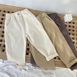 Spring Boys Casual Pants 2-8 Years Old Children Harem Pants Summer Girls Loose Solid Color Sport Trousers Kids Fashion Clothes