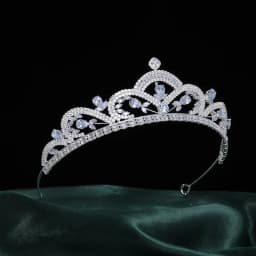 Luxury Tiara For Wedding Bride Headpiece Cubic Zirconia Princess Queen Bridal Tiaras Crowns For Women Pageant Prom Headdress