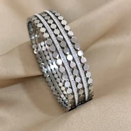 Multiple Rows Round Nails Double Row Rhinestones Stainless Steel Brangle Bracelet for Women Cuff Wristband Jewelry Accessories