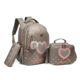 School Bookbag for Boy Football Pattern Backpack Kids Backpack Waterproof School Bag Mochila Infantil Lunchbox Child Pencil Case