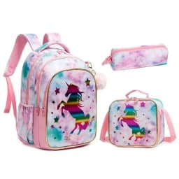 School Bookbag for Boy Football Pattern Backpack Kids Backpack Waterproof School Bag Mochila Infantil Lunchbox Child Pencil Case