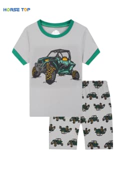 Toddler Pajamas for Boys 2-Piece Car PJs Cotton Pyjama Sets Sleepwear 2-9 Years