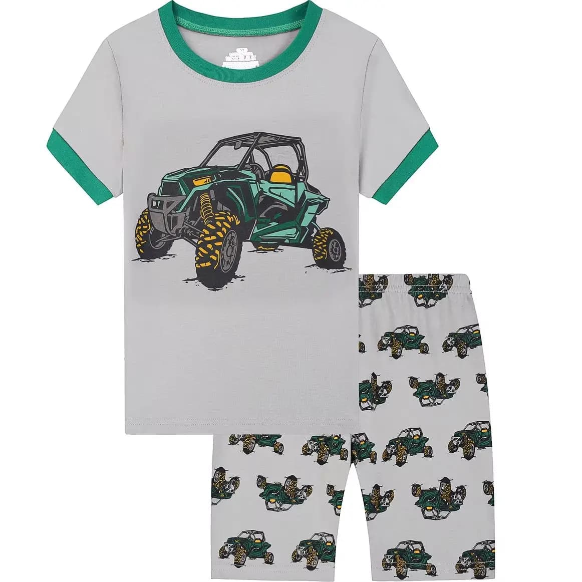 Toddler Pajamas for Boys 2-Piece Car PJs Cotton Pyjama Sets Sleepwear 2-9 Years