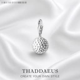 Golf Ball Charm Pendants For Women Men Sport 925 Sterling Silver Fine Jewelry Brand New Summer Gift
