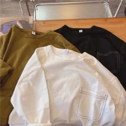 Boys Long Sleeved T-shirt Spring Autumn New Children's Solid Color Irregular Bottom Shirt Baby Girl Top
