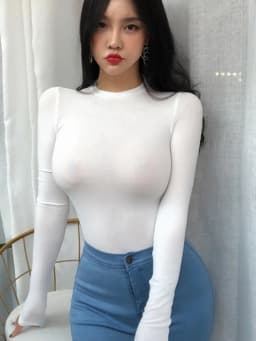 Thin Summer Top Sexy T Shirt Women Elasticity T-Shirt Korean Style Woman Clothes Slim Tshirt Female Casual Long Sleeve Tops