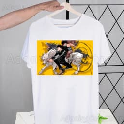 Toji Fushiguro Harajuku T-shirts Summer Men/Women Hip Hop Funny Print Tshirt Streetwear t shirts Short Sleeve Tops