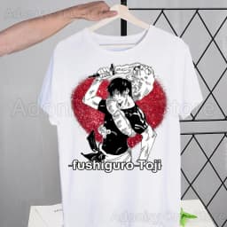 Toji Fushiguro Harajuku T-shirts Summer Men/Women Hip Hop Funny Print Tshirt Streetwear t shirts Short Sleeve Tops