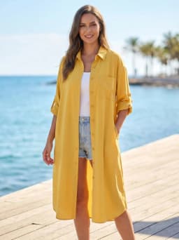 Korean Fashion White Shirt Women 2023 Spring Summer Loose Breathable Midi Shirt and Blouse Lady Simple Solid Color Long Shirts