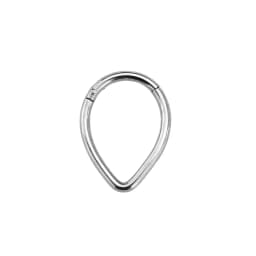 Tribal Fangs Flower Heart Drop Septum Piercing Clicker Segment Nose Rings Daith Conch Hoop Earring 100% 316L Surgical Steel 16G